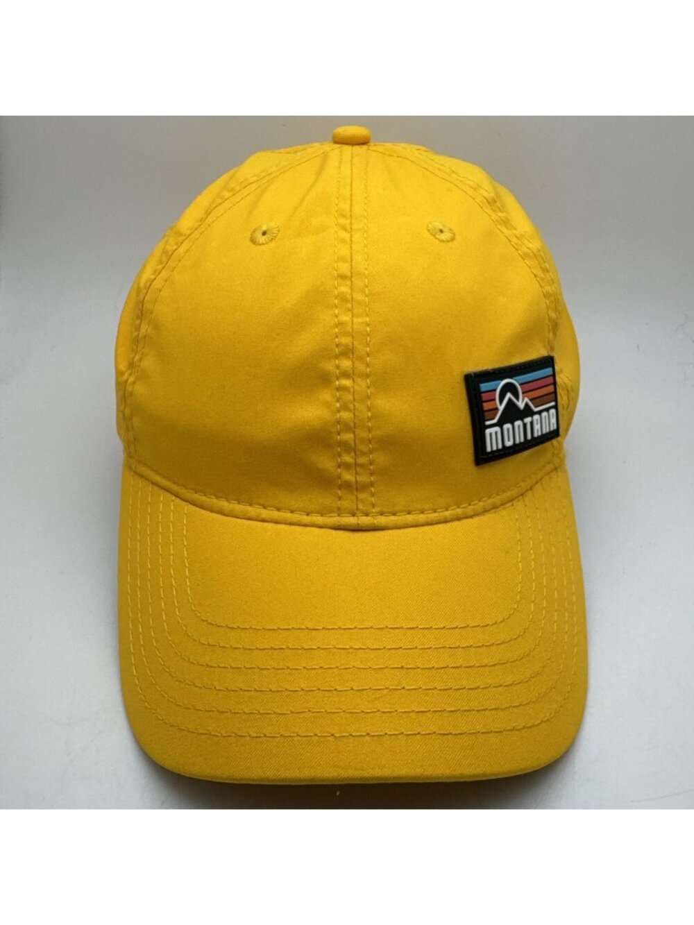 Montana Patch Baseball Cap Hat Men's Yellow Adjustable OS Legacy Athletic